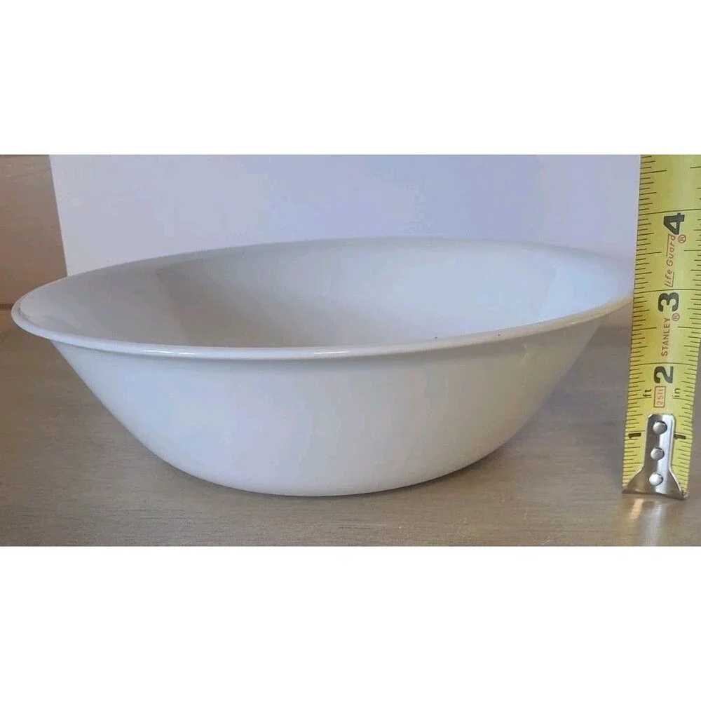 Set 2 Corelle Winter Frost White Round Serving Bowls 10